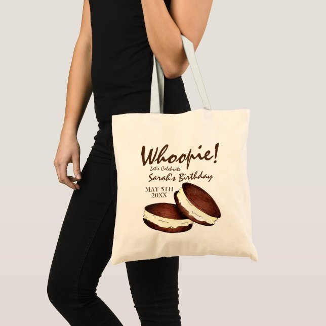 Tote Bag Fêtons ! Whoopie Pies fête d'anniversaire (Devant (produit))