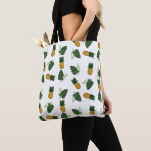 Tote Bag Feuilles D'Ananas Et De Palmiers