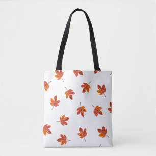 Tote Bag Feuilles d'automne aquarelle main tirée