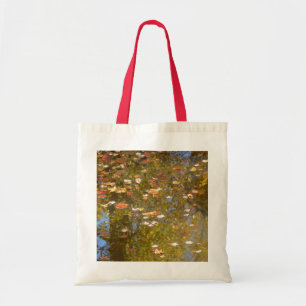 Tote Bag Feuilles d'automne et réflexion sur le cours d'eau