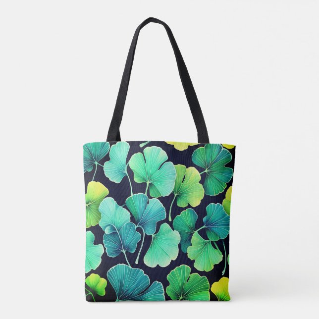 Tote Bag Feuilles de Ginko biloba (Dos)