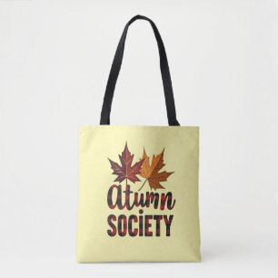 Tote Bag Feuilles d'érable de la Société d'Automne Début de