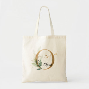 Tote Bag Feuilles d'or Verdure Élégante Foliage Personnal