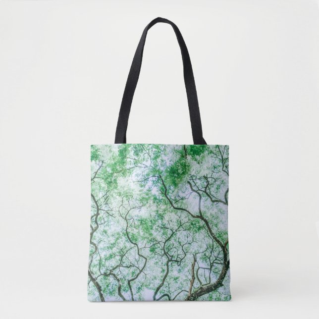 Tote Bag Feuilles et succursales élégants mais Éffrayants | (Devant)