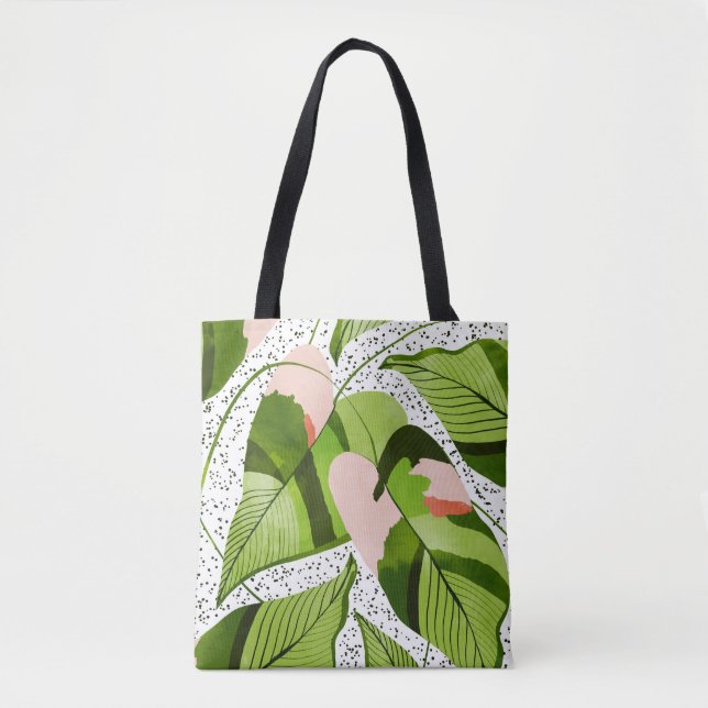 Tote Bag Feuilles flous (Devant)