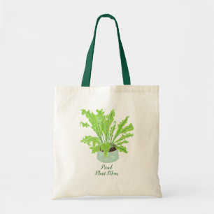 Tote Bag Fier maman Plante - fougère de nid d'oiseau sur bl