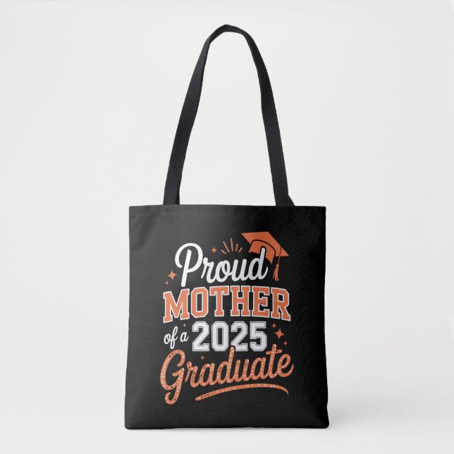 Tote Bag Fier Mère d'un 2025 Graduate - Graduation Cadeau (Devant)