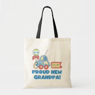 Tote Bag Fier nouveau grand-père C'est un garçon TShirts et