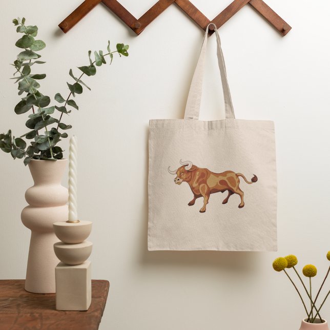 Tote Bag Fierce Bull (Créateur téléchargé)