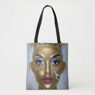 Tote Bag Fièrement africain : Beau portrait Histoire noire