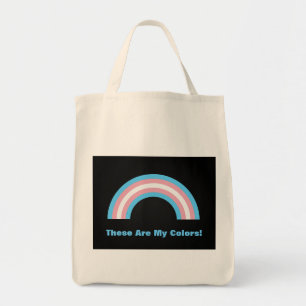 Tote Bag fierté arc-en-ciel transgenre