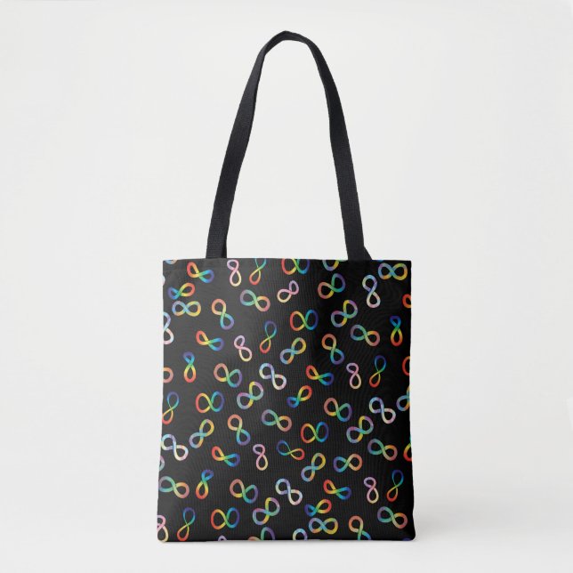 Tote Bag Fierté autistique Neurodiversité Acceptation (Devant)