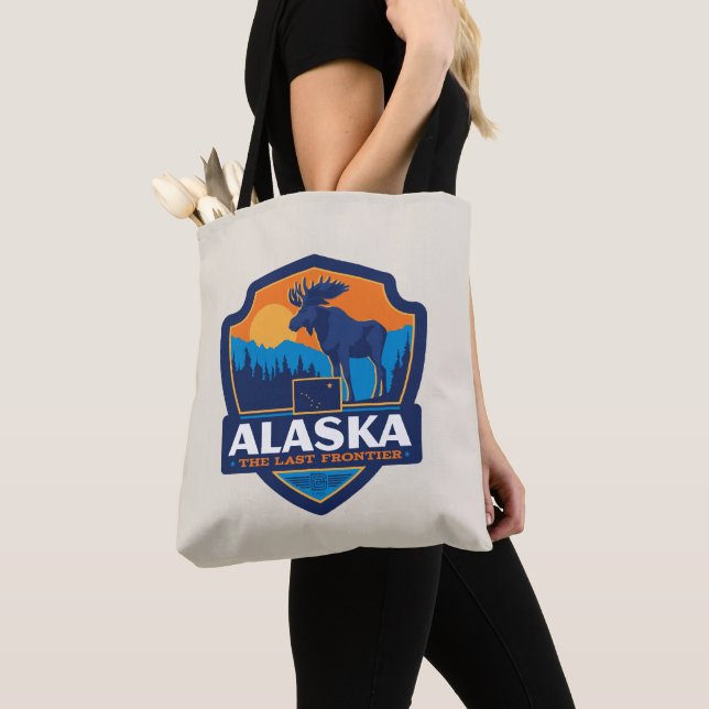 Tote Bag Fierté de l'État | Alaska (De près)