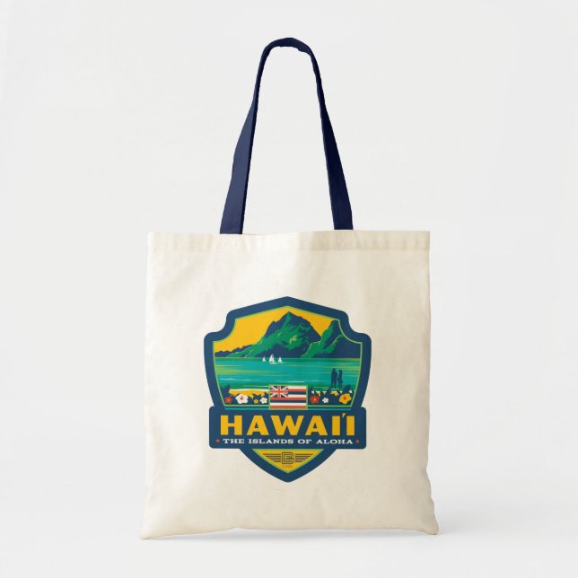 Tote Bag Fierté de l'État | Hawaii (Devant)