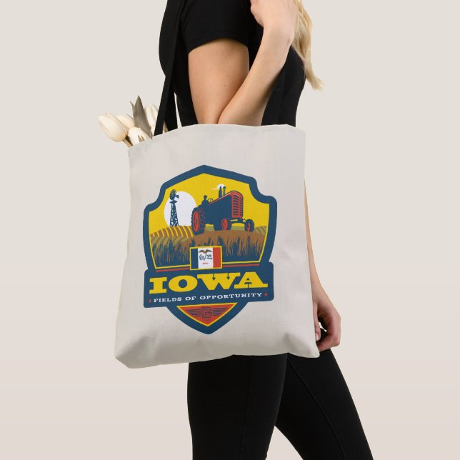 Tote Bag Fierté de l'État | Iowa (De près)