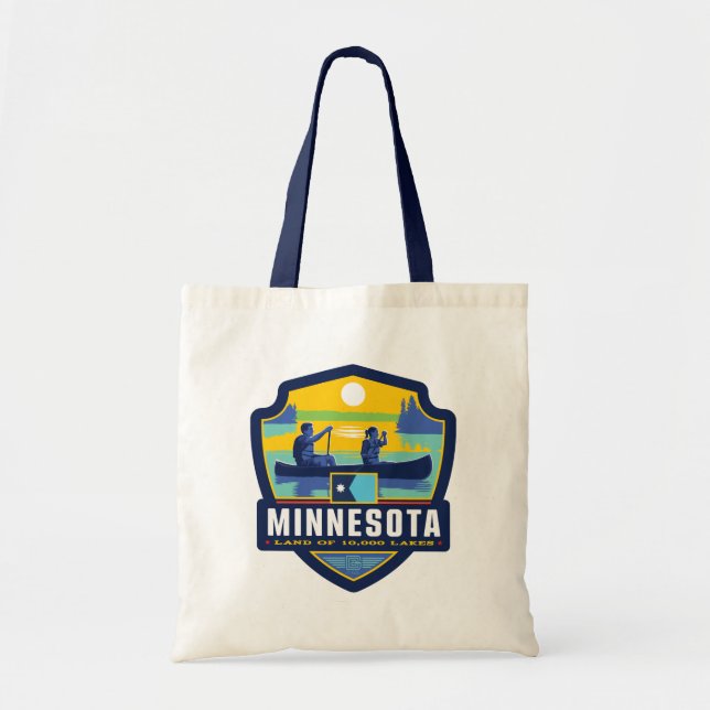 Tote Bag Fierté de l'État | Minnesota (Devant)