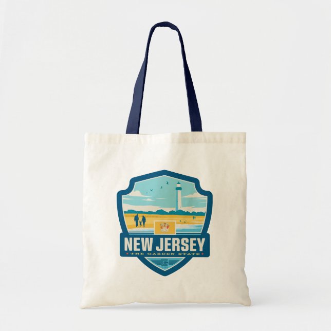 Tote Bag Fierté de l'État | New Jersey (Devant)