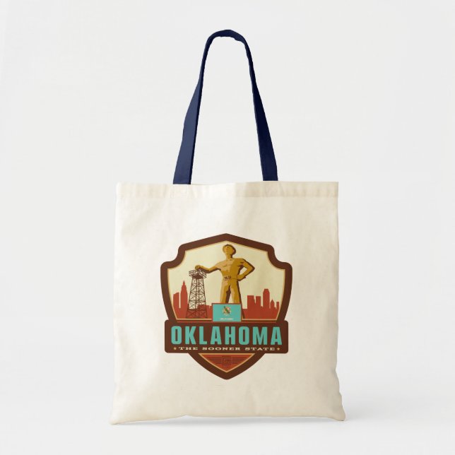 Tote Bag Fierté de l'État | Oklahoma (Devant)
