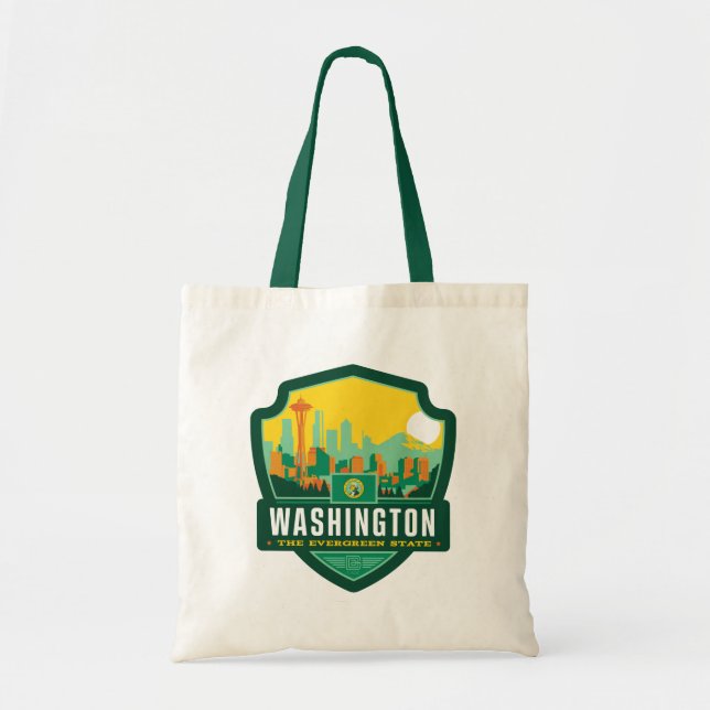 Tote Bag Fierté de l'État | Washington (Devant)