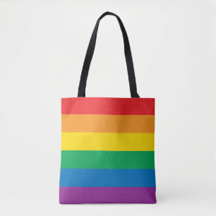Tote Bag Fierté   Design arc-en-ciel coloré