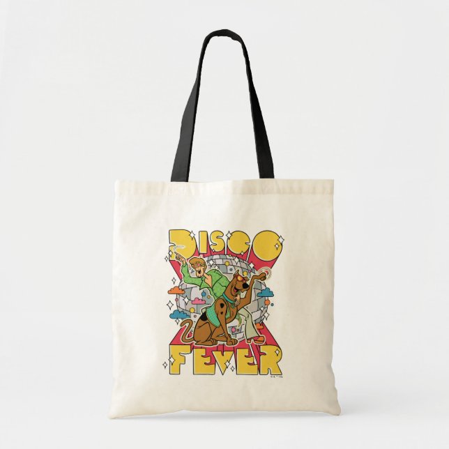 Tote Bag Fièvre de Disco avec Scooby et Shaggy (Devant)