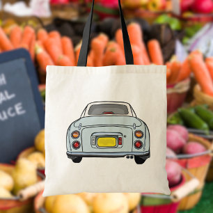 Tote Bag Figarations Cute Pale Aqua Blue Figaro Car