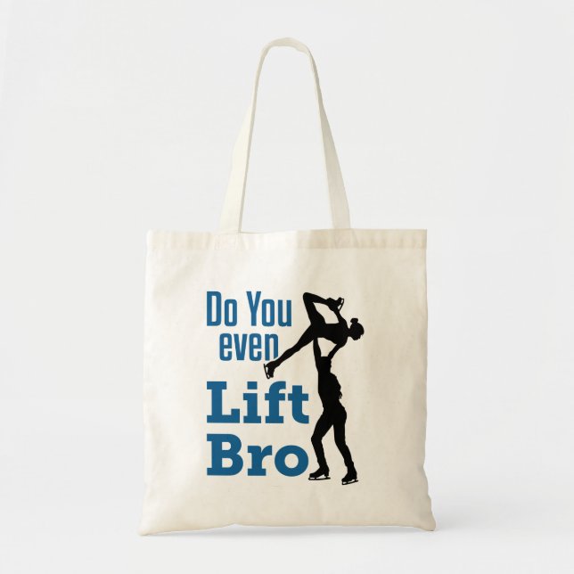 Tote Bag Figure Patinage Patinage Paires Vous Soulevez Même (Devant)