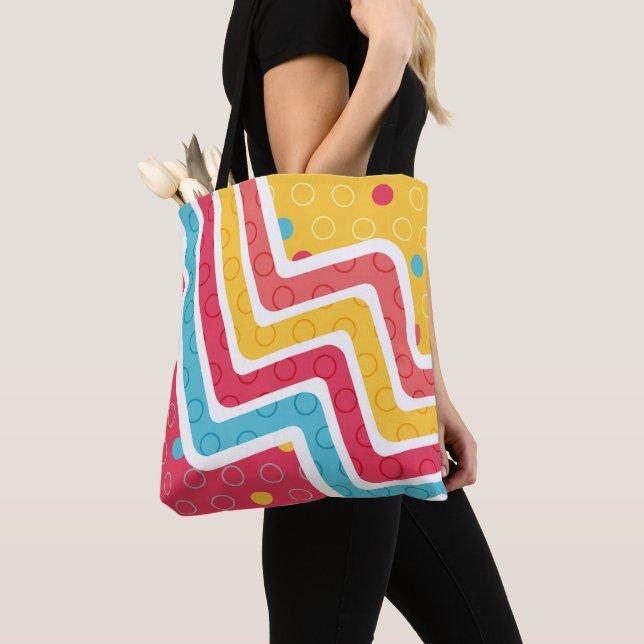 Tote Bag Figures géométriques 4 (De près)