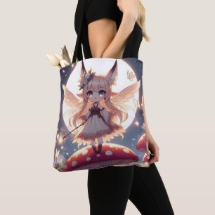 Tote Bag Fille Anime Pixie Hippie Lune Fée