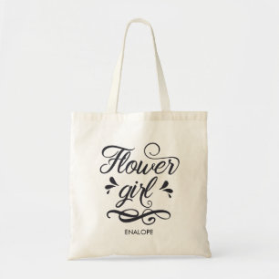 Tote Bag Fille aux fleurs