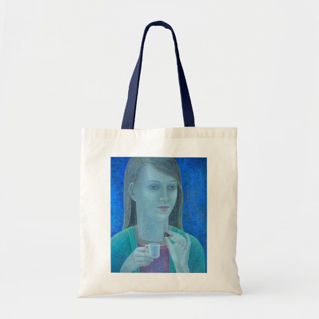 Tote Bag Fille avec du chocolat 2011 (Devant)