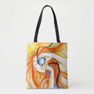 Tote Bag Fille avec l'appareil-photo