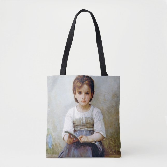 Tote Bag Fille, Bouguereau (Devant)