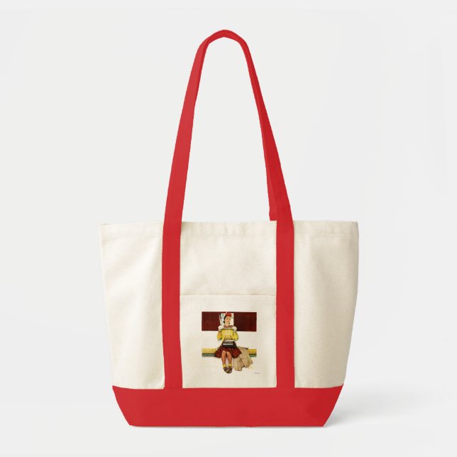 Tote Bag Fille de couverture (Devant)