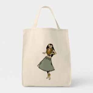 Tote Bag Fille de danse polynésienne