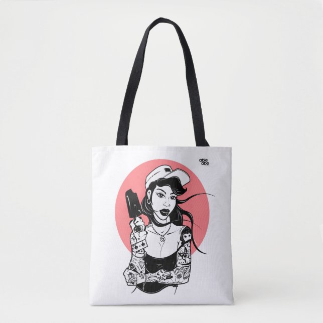 TOTE BAG FILLE DE GLACE TATTOOISE (Devant)