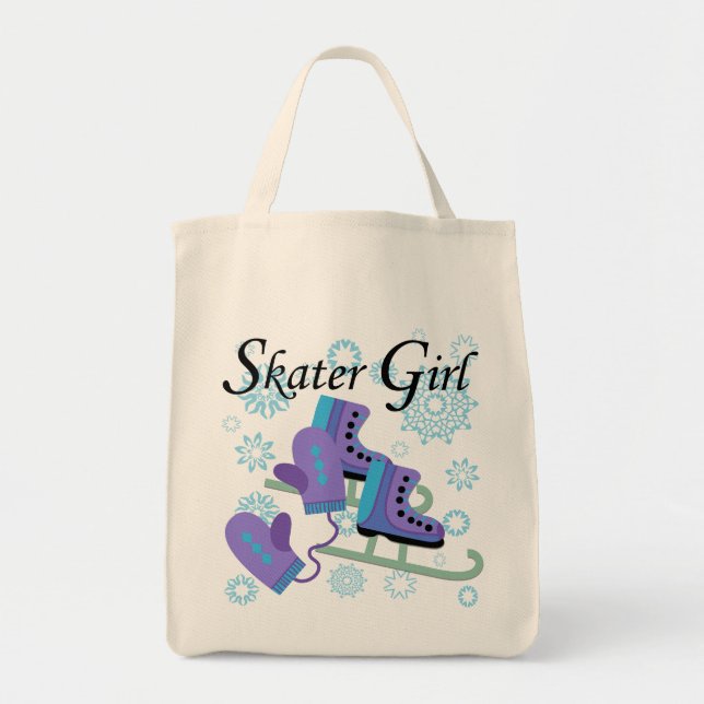 Tote Bag Fille de patineur (Devant)