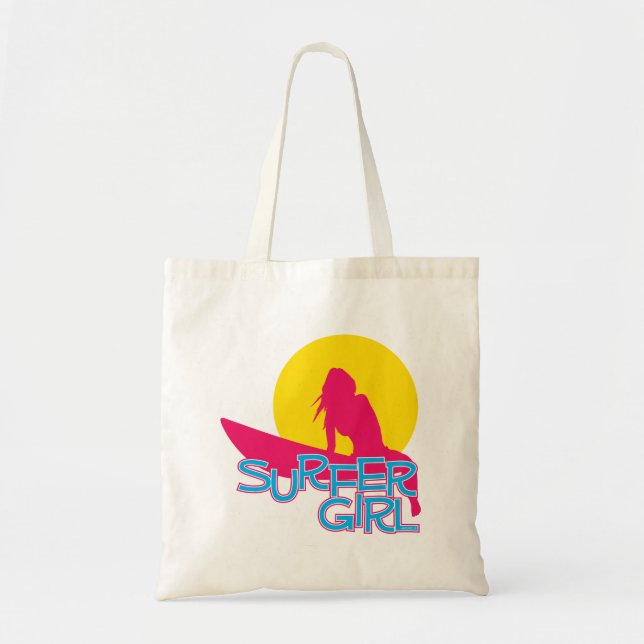 Tote Bag Fille de surfer (Devant)