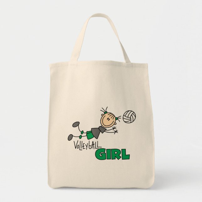 Tote Bag Fille de volleyball (Devant)