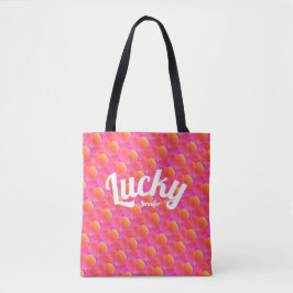 Tote Bag Fille Lucky Pink Clover St Patrick Motif irlandais