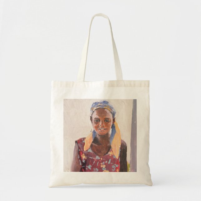 Tote Bag Fille malgache 1989 (Devant)