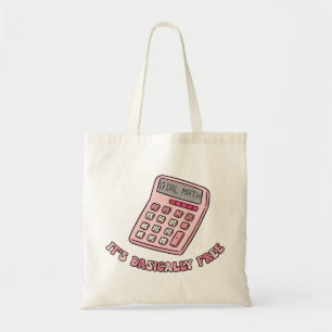 Tote Bag Fille Math C'est fondamentalement libre