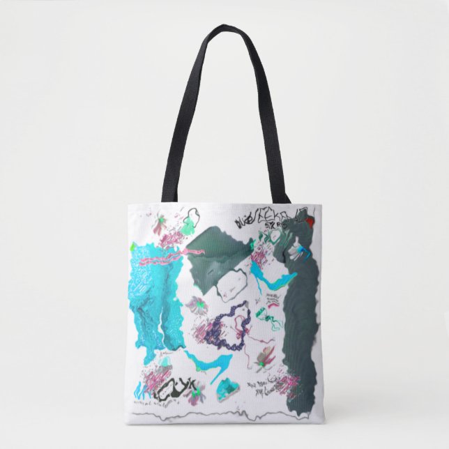 Tote Bag Fille Mode Chic Vêtements Stylish Threads Art (Devant)
