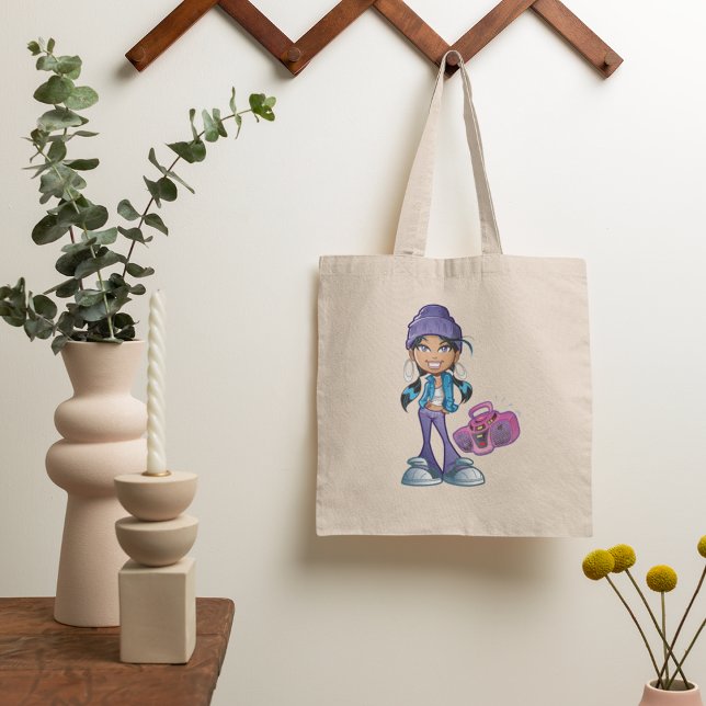 Tote Bag Fille super Avec Stéréo (Créateur téléchargé)