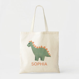 Tote Bag Filles mignonnes et Cool Stegosaurus Dinosaur Enfa