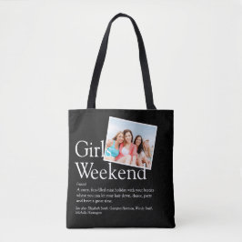 Tote Bag Filles Noires Et Blances Week-end Définition Photo