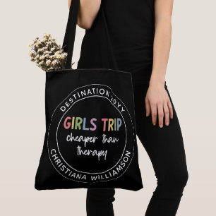 Tote Bag Filles Personnalisées Voyage moins cher que Thérap