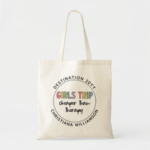 Tote Bag Filles Personnalisées Voyage moins cher que Thérap