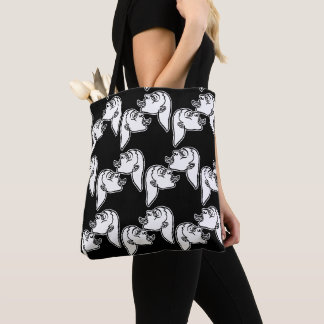 Tote Bag Filles séductrices contour blanc