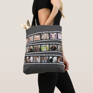 Tote Bag Film Strip Personnalisé Avec Vos Propres Photos